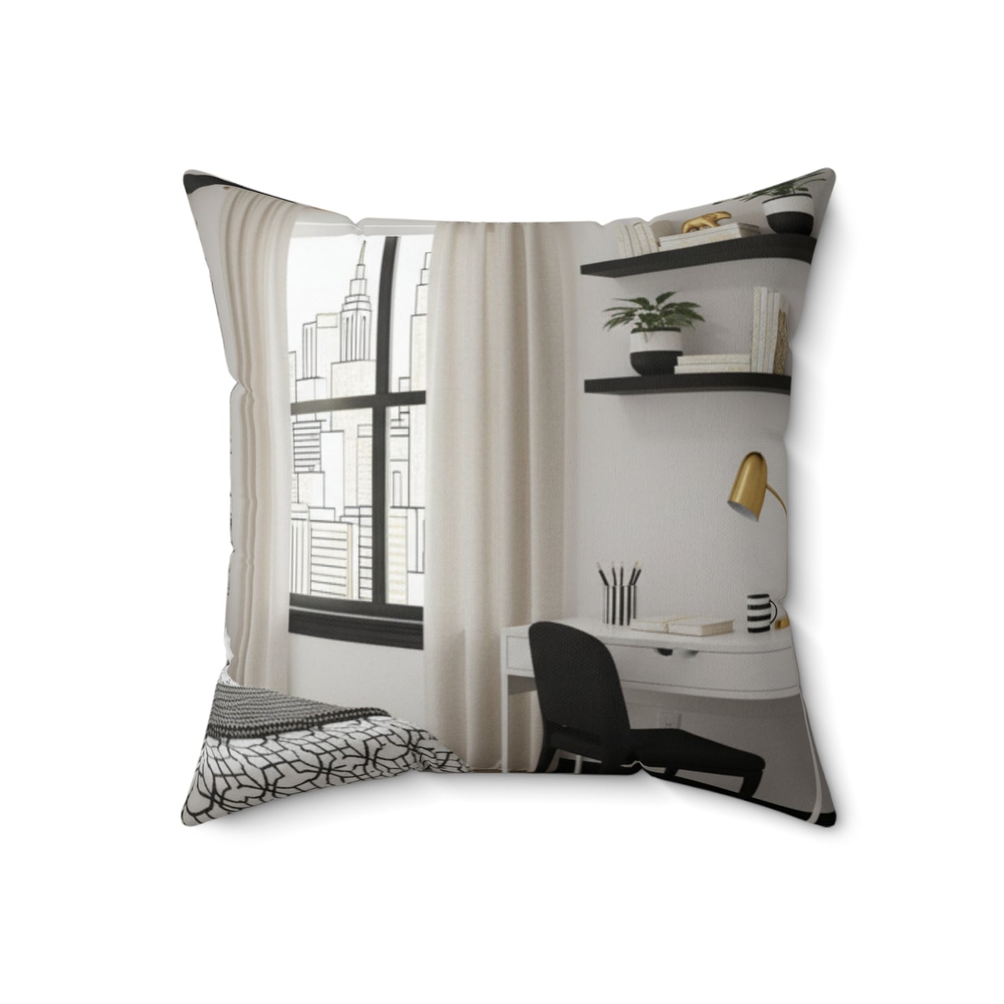 HOWARD NIGHTS PILLOW COLLECTION/ LIVE THE YARD /STYLE YOUR SPACE BLK1