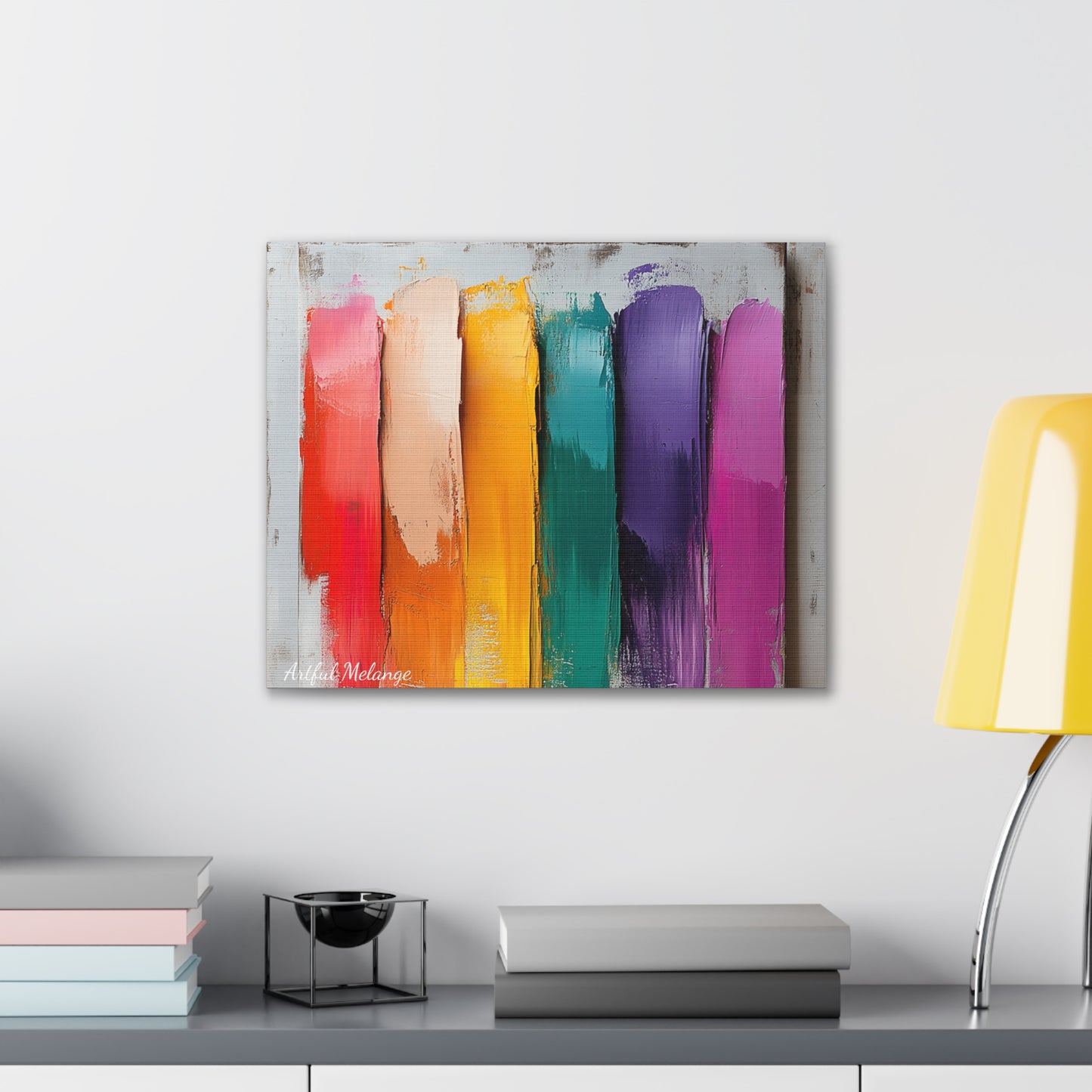Acrylic Abstract Canvas Print - Richly Textured Artistry
