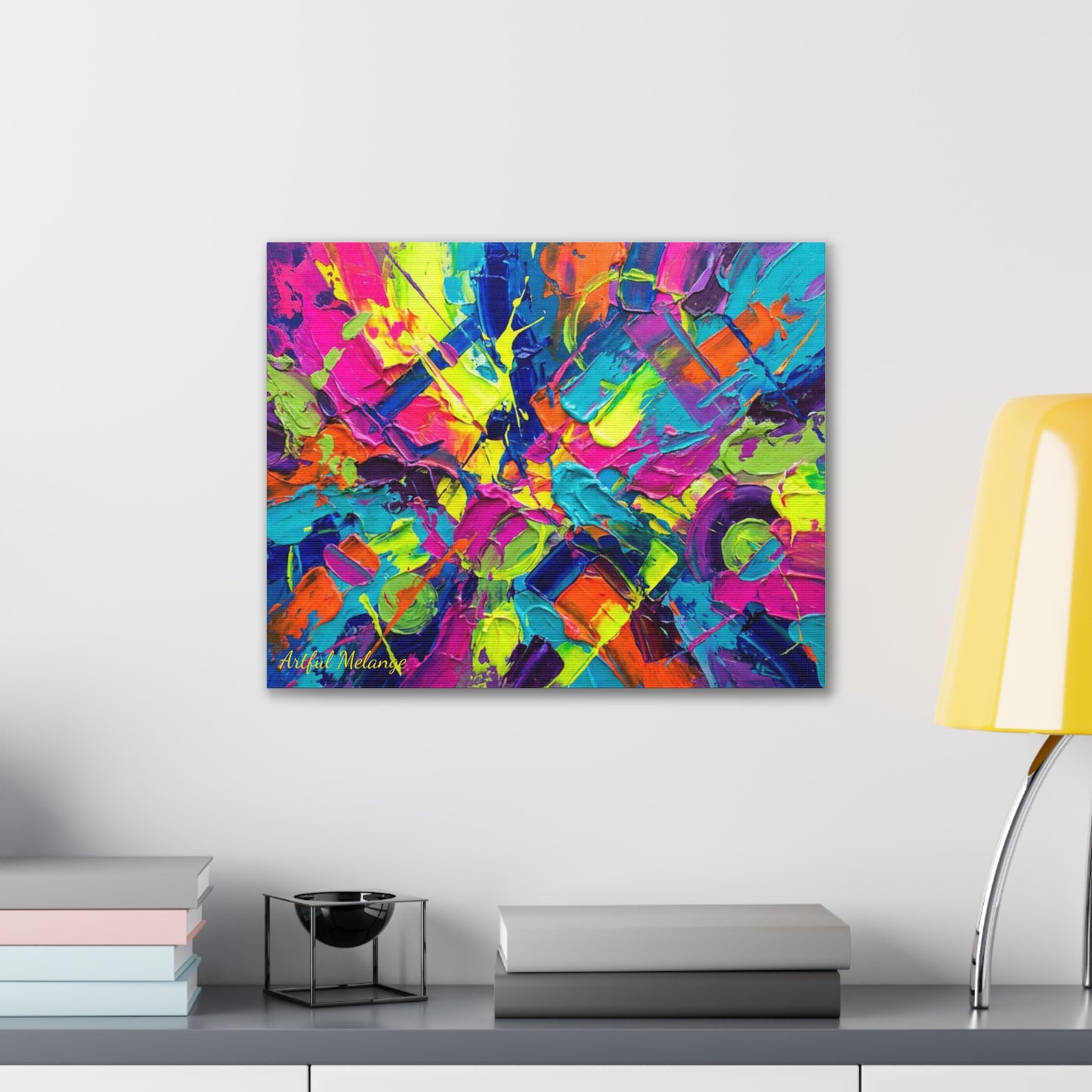Acrylic Abstract Canvas Print - Richly Textured Artistry