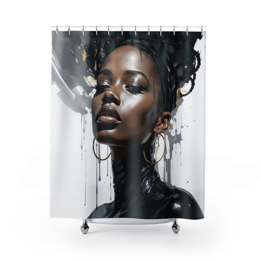 HeritageTapestry Afro Centric   Shower Curtain