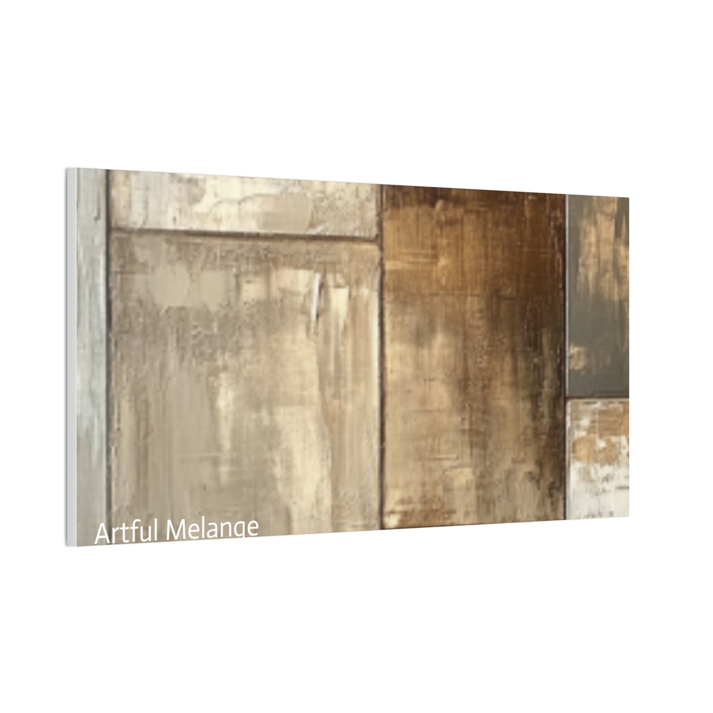 Acrylic Abstract Canvas Print - Richly Textured Artistry