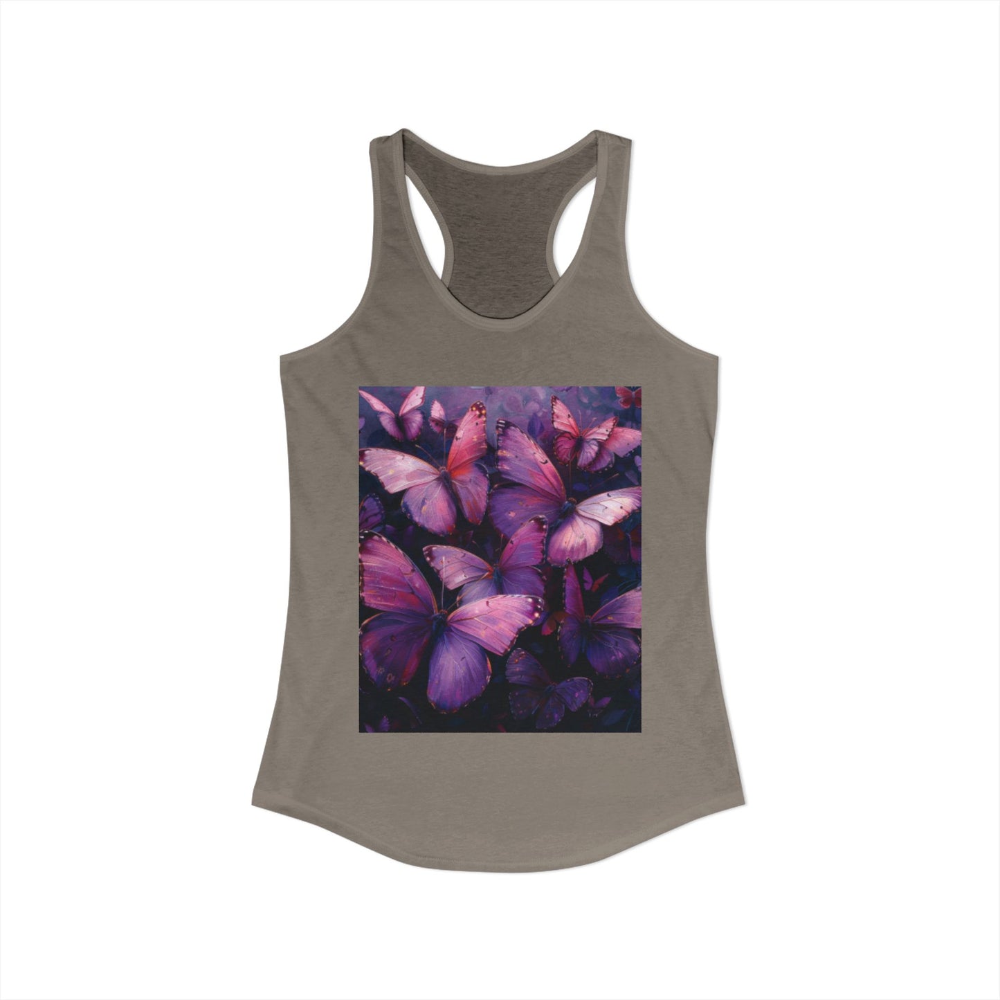 Flutter & Flow | Women's Razorback White T-Shirts with Artistic Butterflies 3