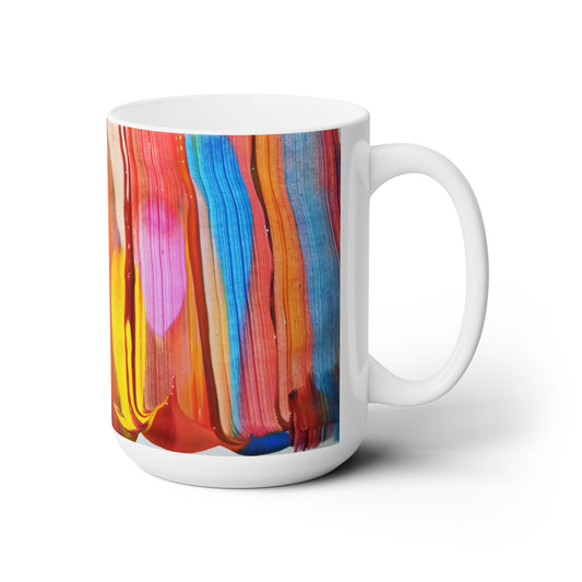 Artsy Abstract Ceramic Mug 15oz