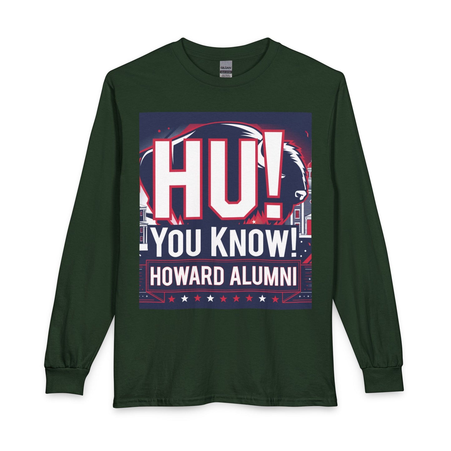 Howard University Heritage Reserve/Unisex Long Sleeve T-Shirt 2
