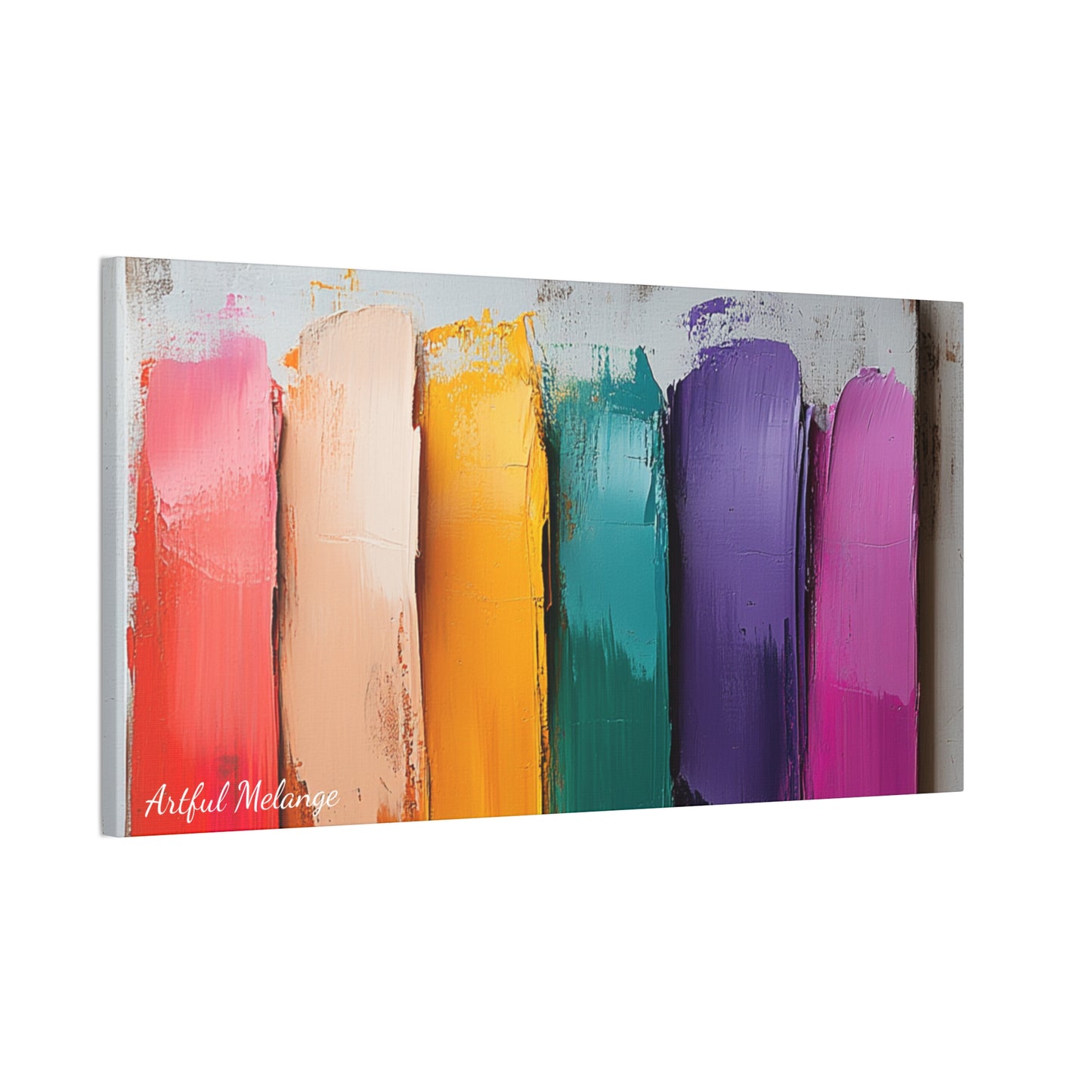 Acrylic Abstract Canvas Print - Richly Textured Artistry