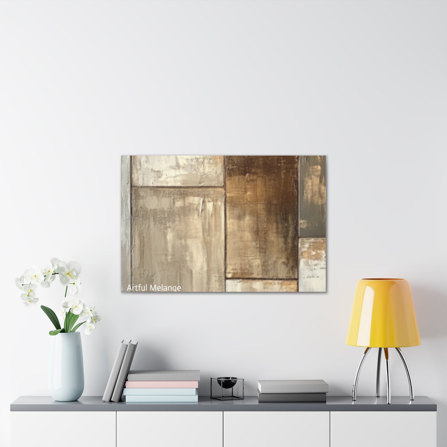 Acrylic Abstract Canvas Print - Richly Textured Artistry