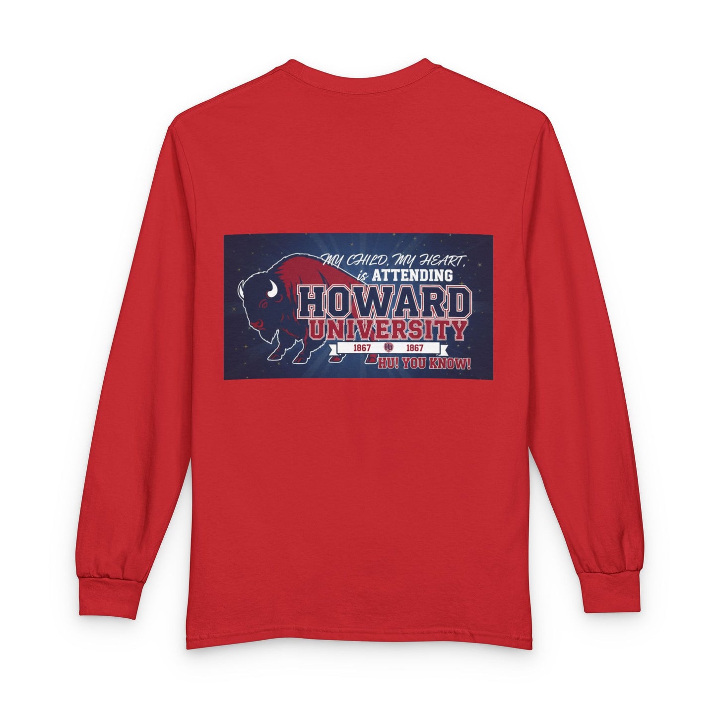 Howard University Pride Family Statement/Unisex Long Sleeve T-Shirt 6