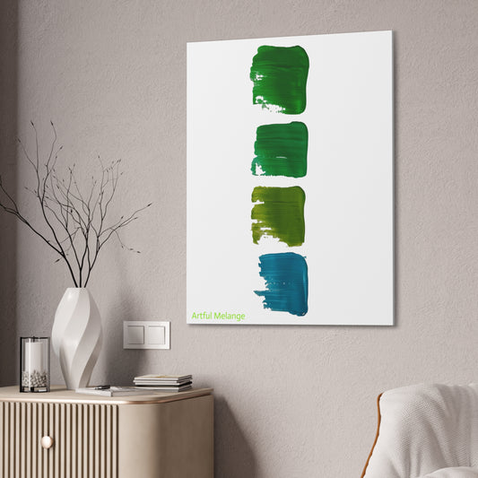 Acrylic Abstract Canvas Print - Richly Textured Artistry