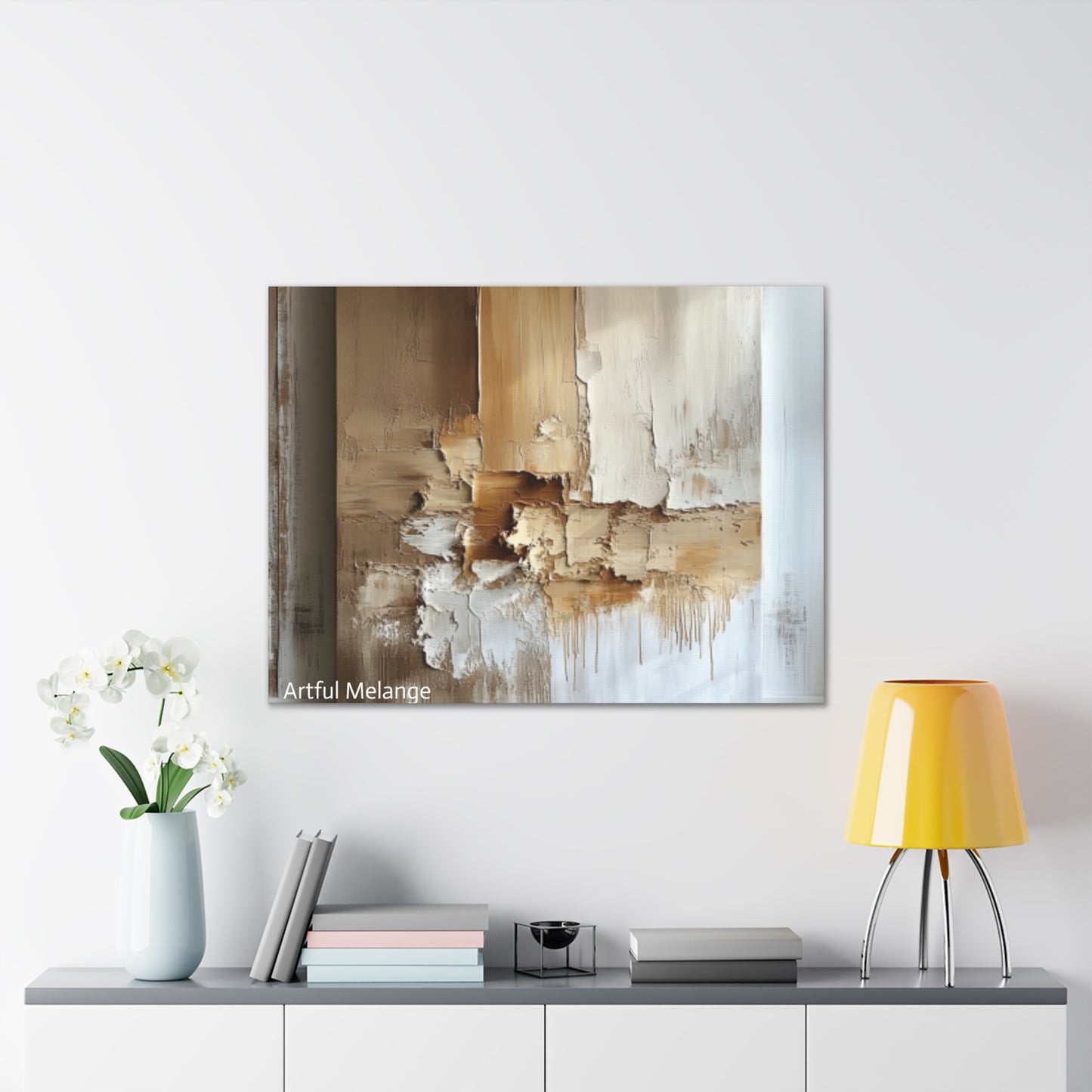 Acrylic Abstract Canvas Print - Richly Textured Artistry