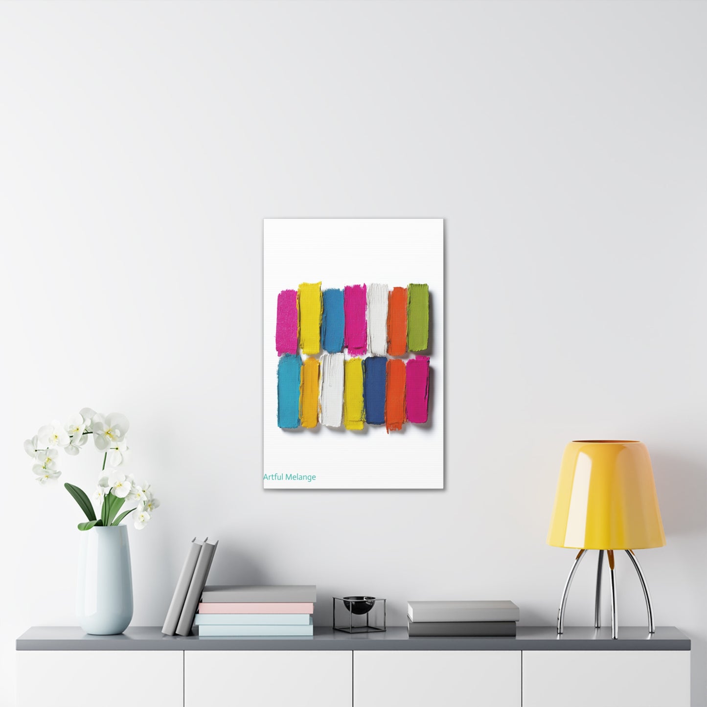 Acrylic Abstract Canvas Print - Richly Textured Artistry