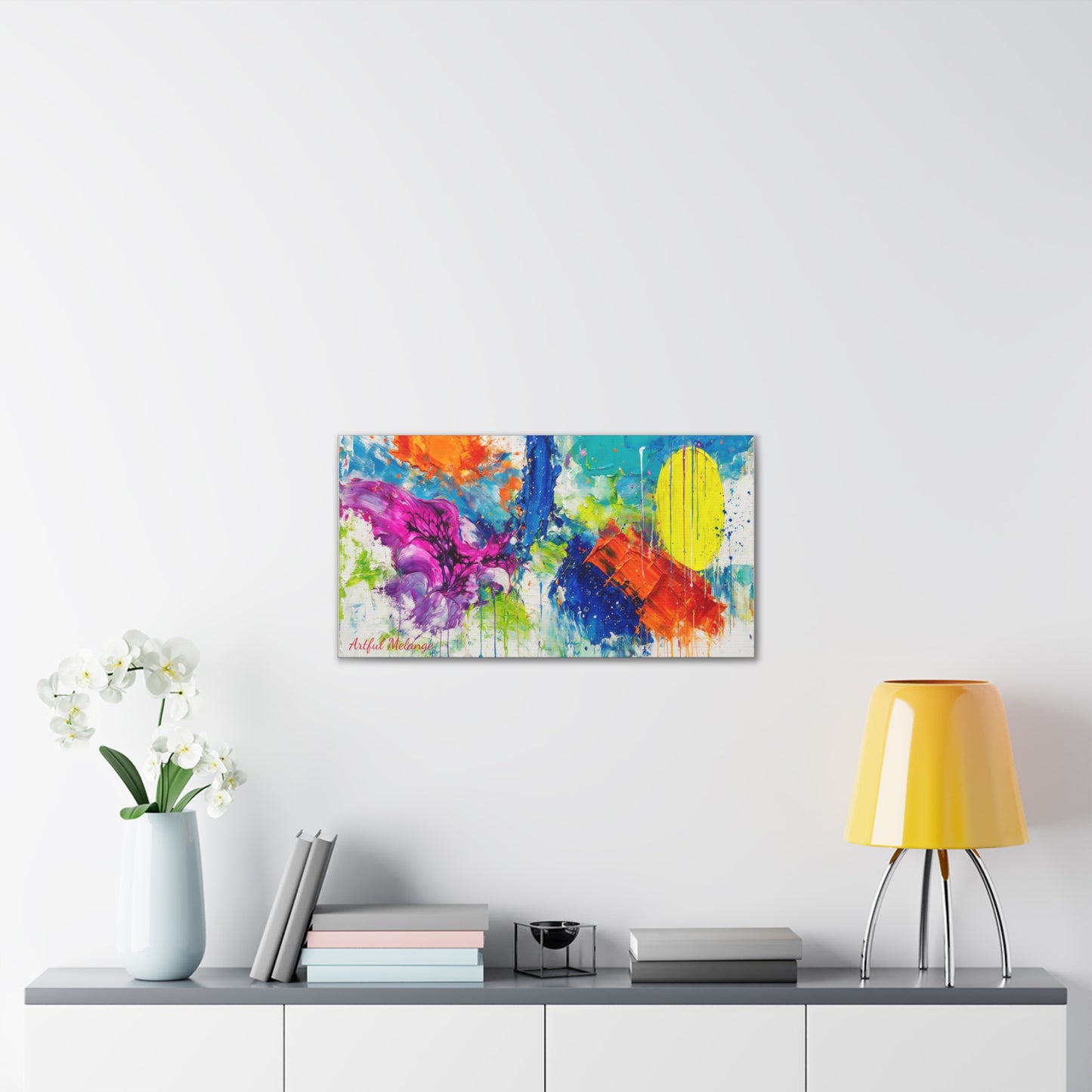 Acrylic Abstract Canvas Print - Richly Textured Artistry