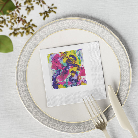 ChromaBlend™ Artistry Abstract Art Napkins”