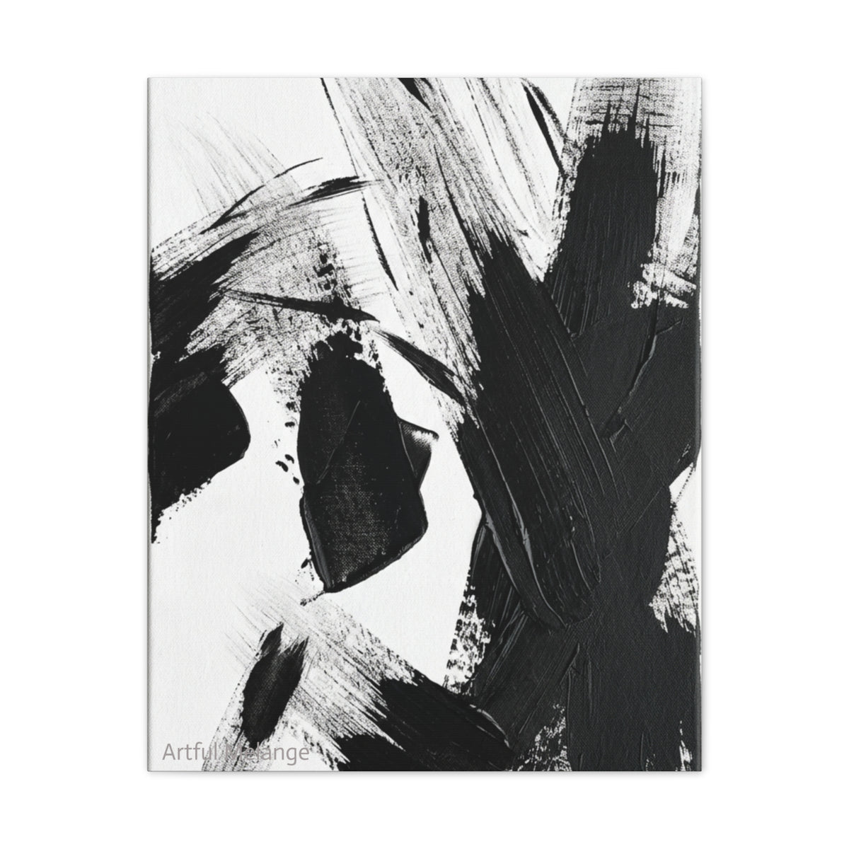 Acrylic Abstract Canvas Print - Richly Textured Artistry