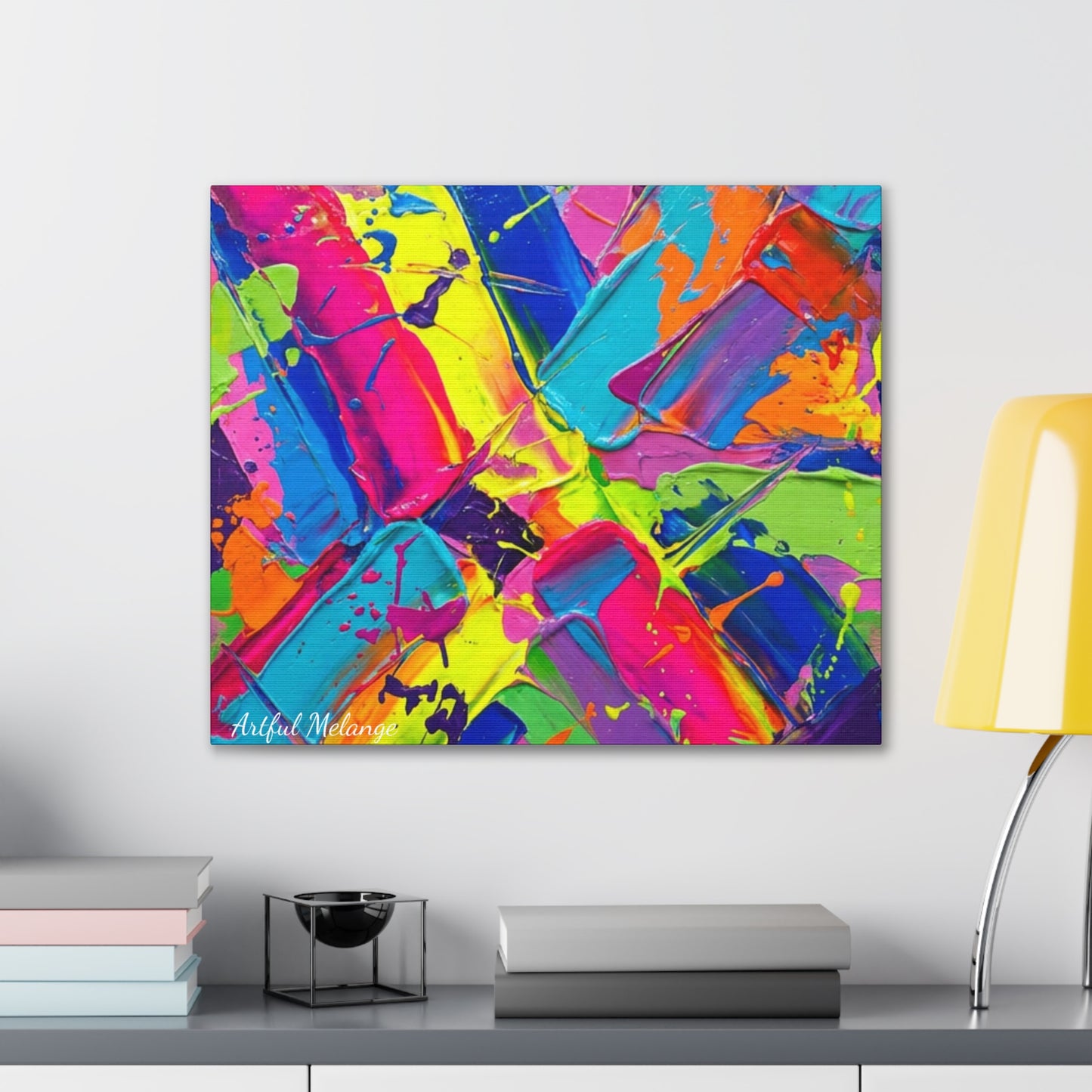 Acrylic Abstract Canvas Print - Richly Textured Artistry