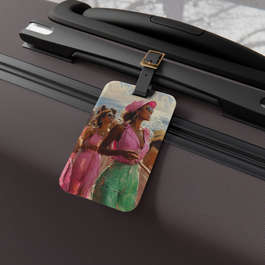 Art Voyage Sisters That Travel Luggage Tag Collection
