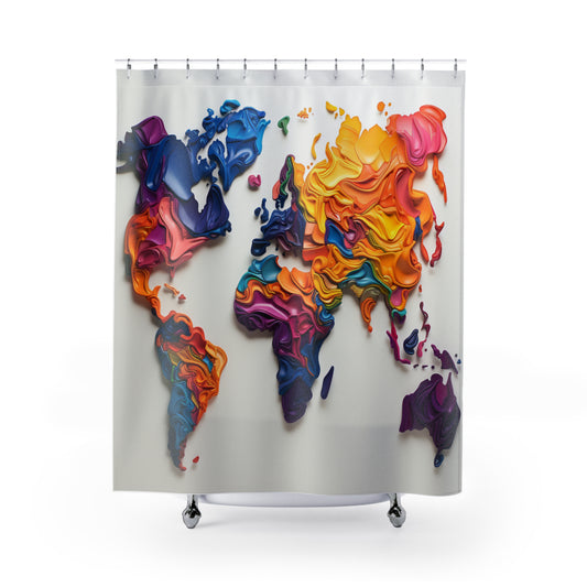 HeritageTapestry Afro Centric   Shower Curtain
