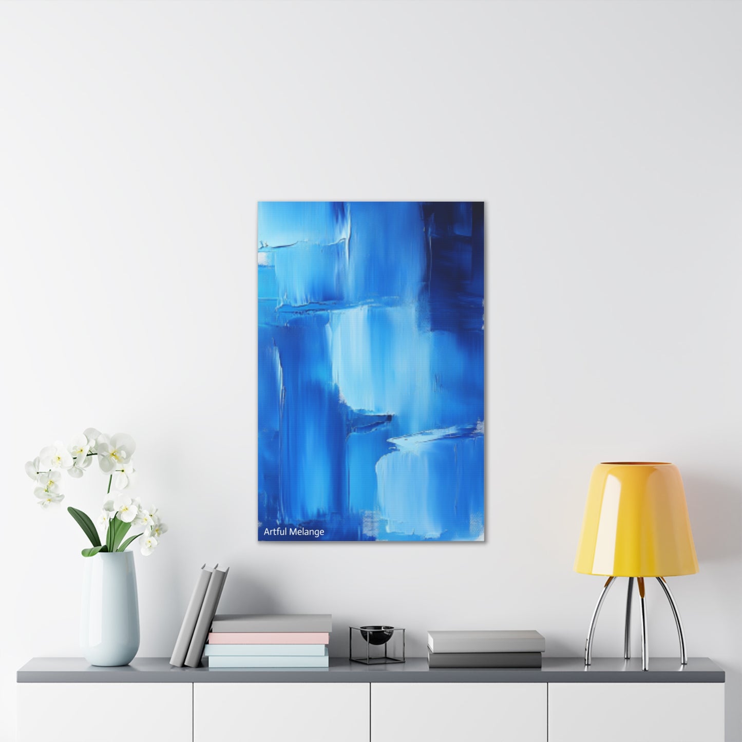 Acrylic Abstract Canvas Print - Richly Textured Artistry