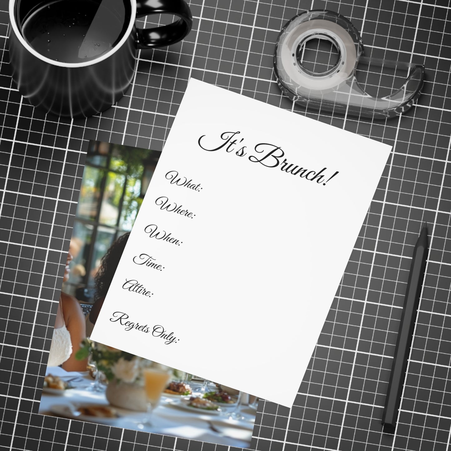 Brunch and Bliss  Invitation Bundles (envelopes included)
