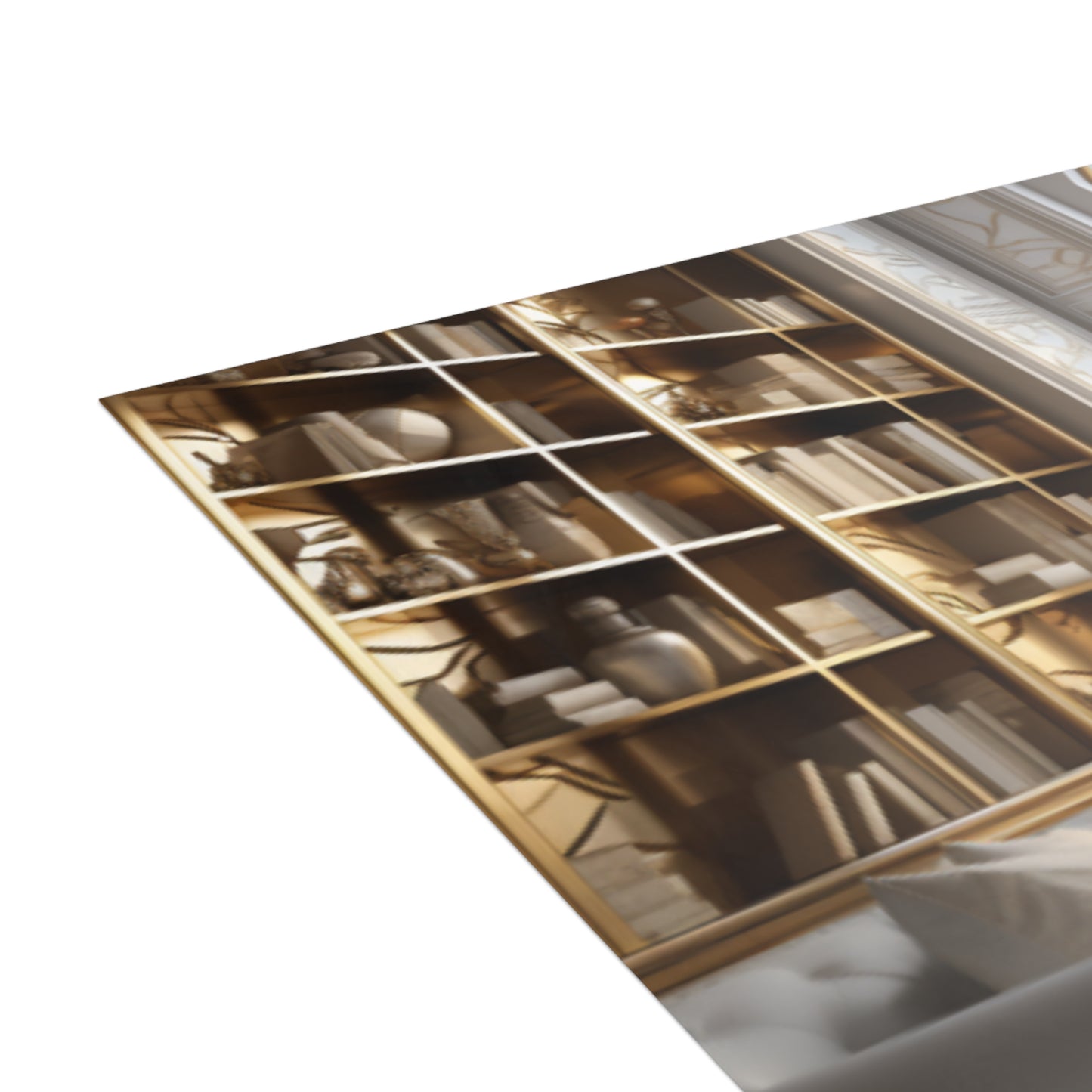 Elegance in Gold & White Christmas Notecards (1, 10, 30, and 50pcs)