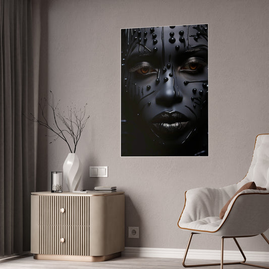 AfroElegance: Empowering Melanated Women Poster