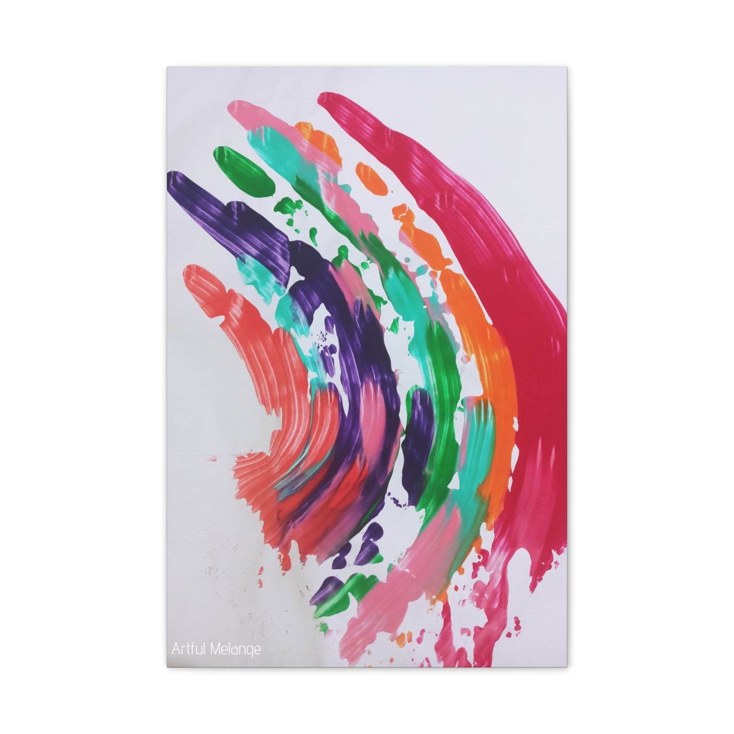 Primary Elegance: A Symphony of Sophistication Canvas Print