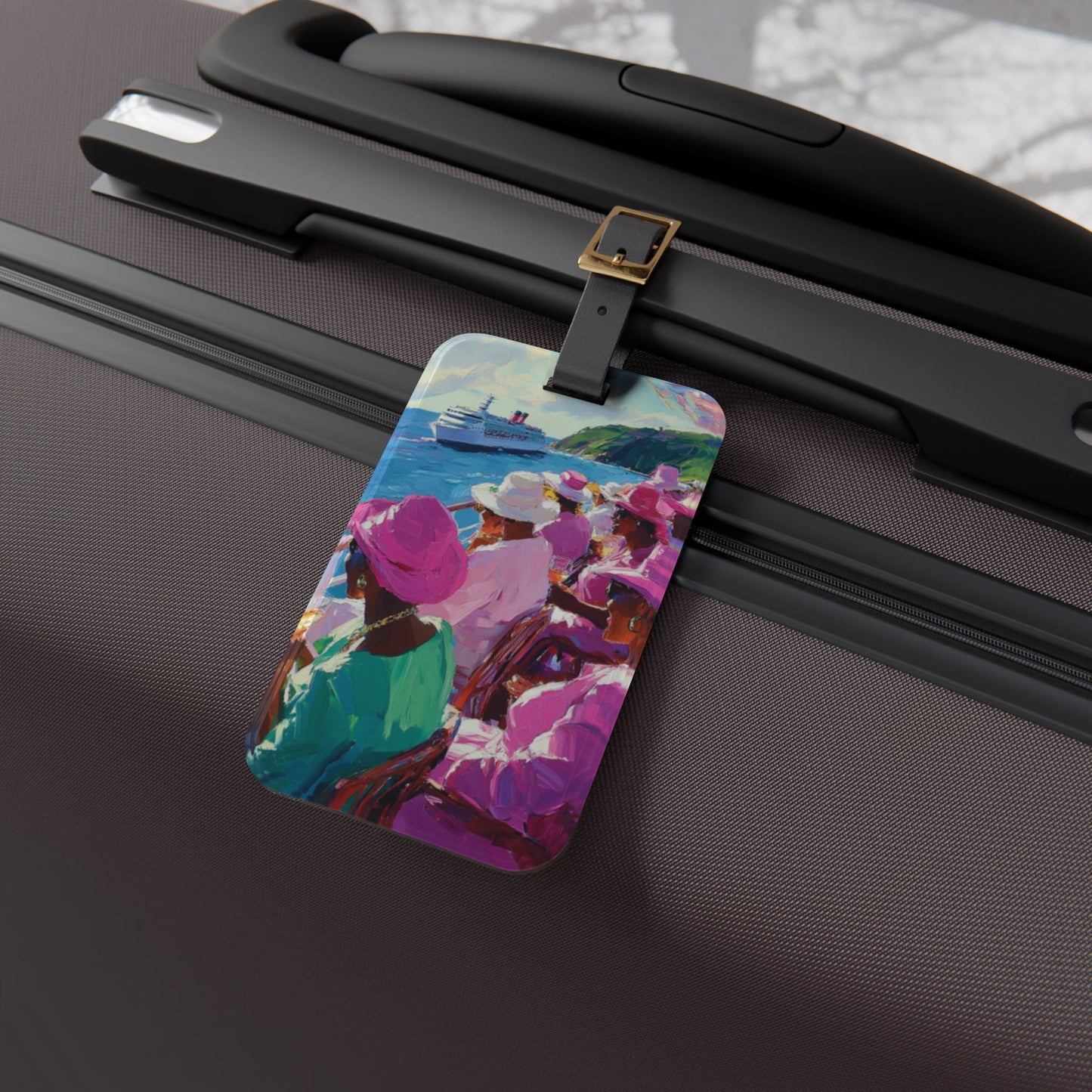 Art Voyage Sisters That Travel Luggage Tag Collection