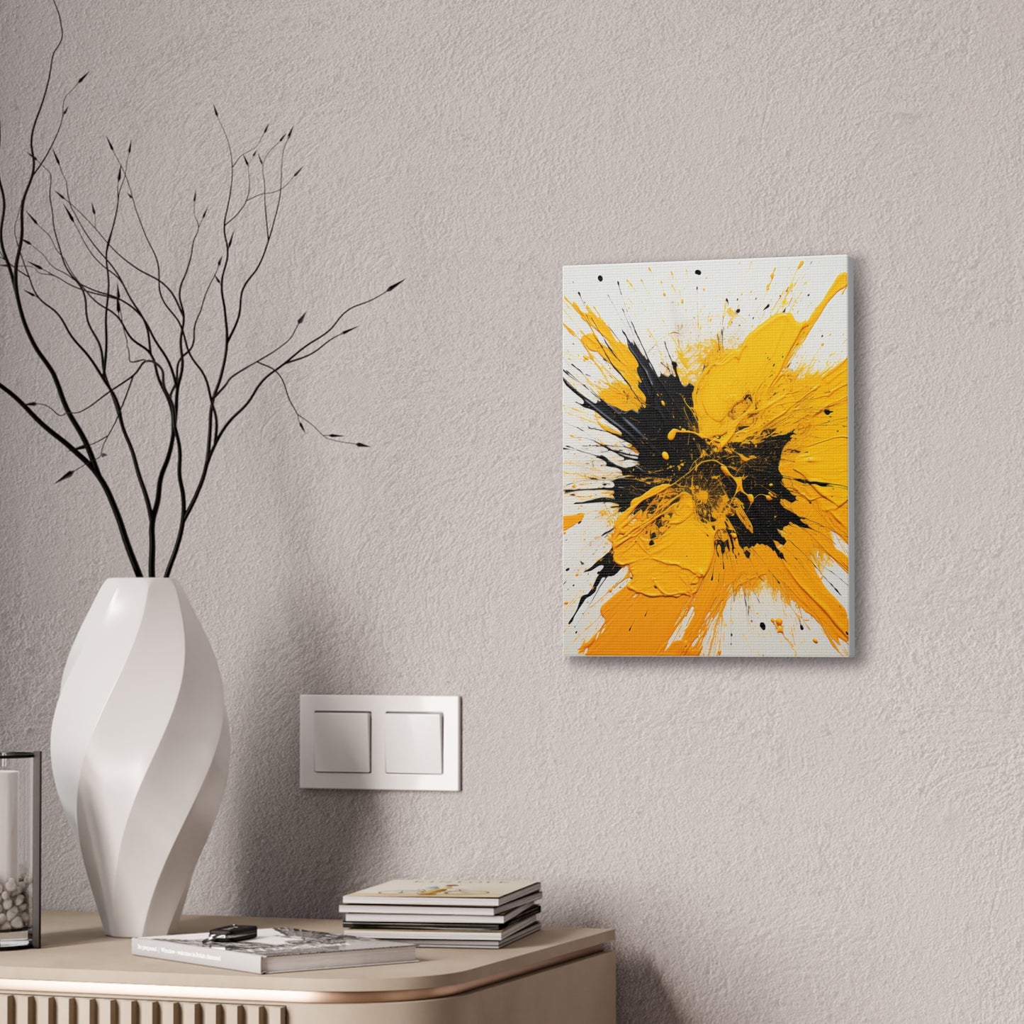 Acrylic Abstract Canvas Print - Richly Textured Artistry