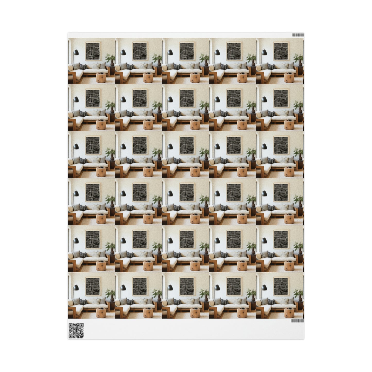 Afro Centric Wrapping Paper - Dark & Rich Textured Design