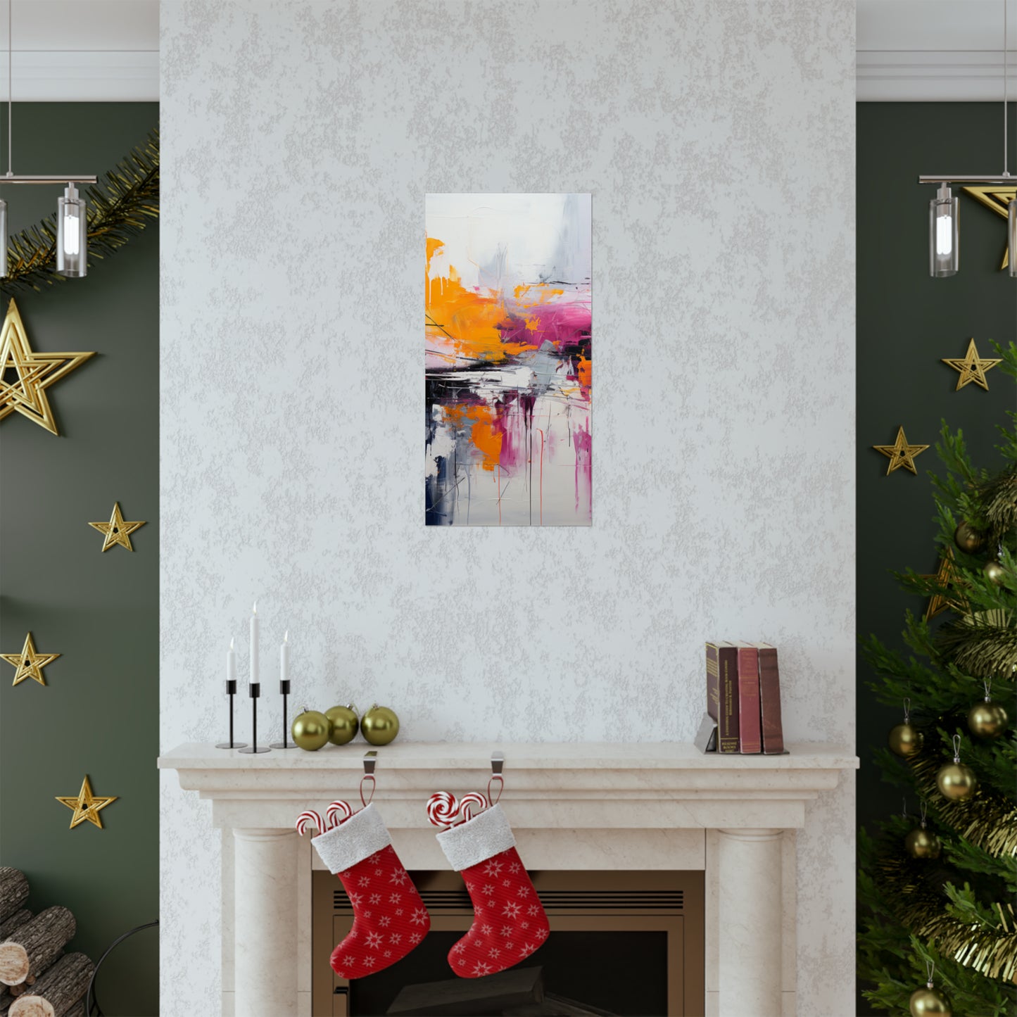 Radiant Harmony Matte Vertical Canvas Poster
