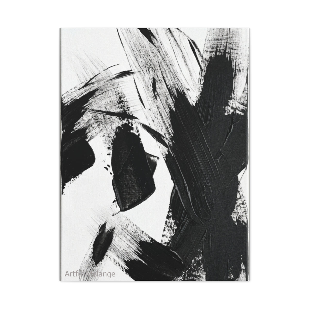 Acrylic Abstract Canvas Print - Richly Textured Artistry