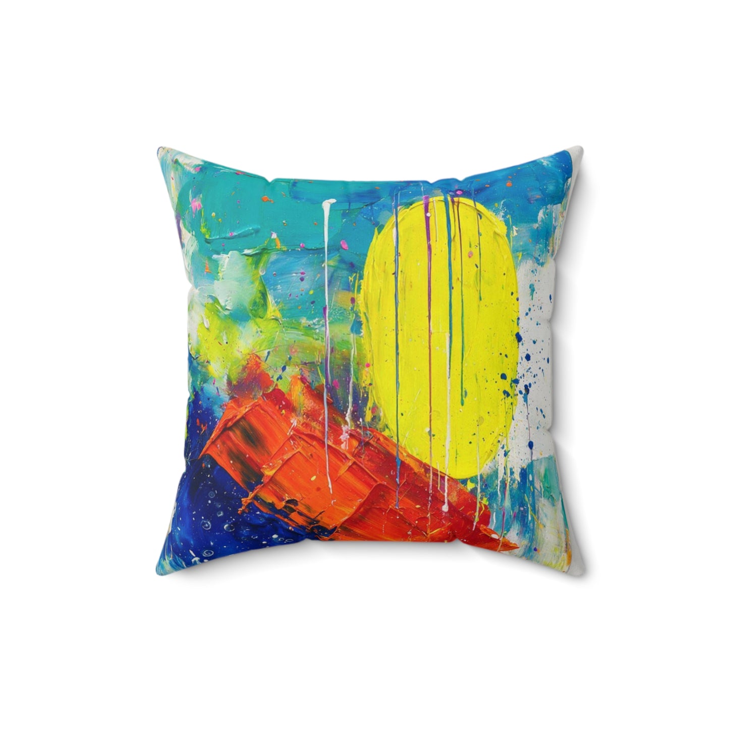 Artistic Abstractions: Abstract Acrylic Art Pillows Collection