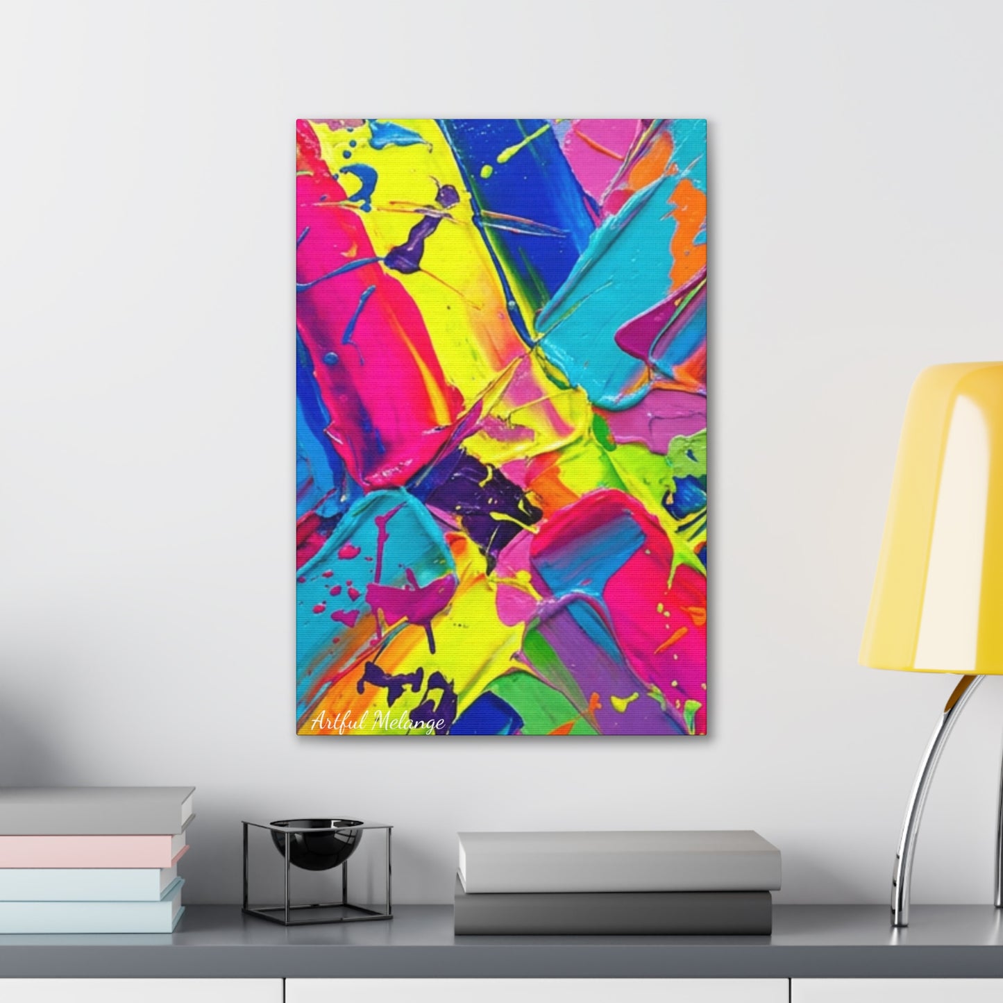 Acrylic Abstract Canvas Print - Richly Textured Artistry