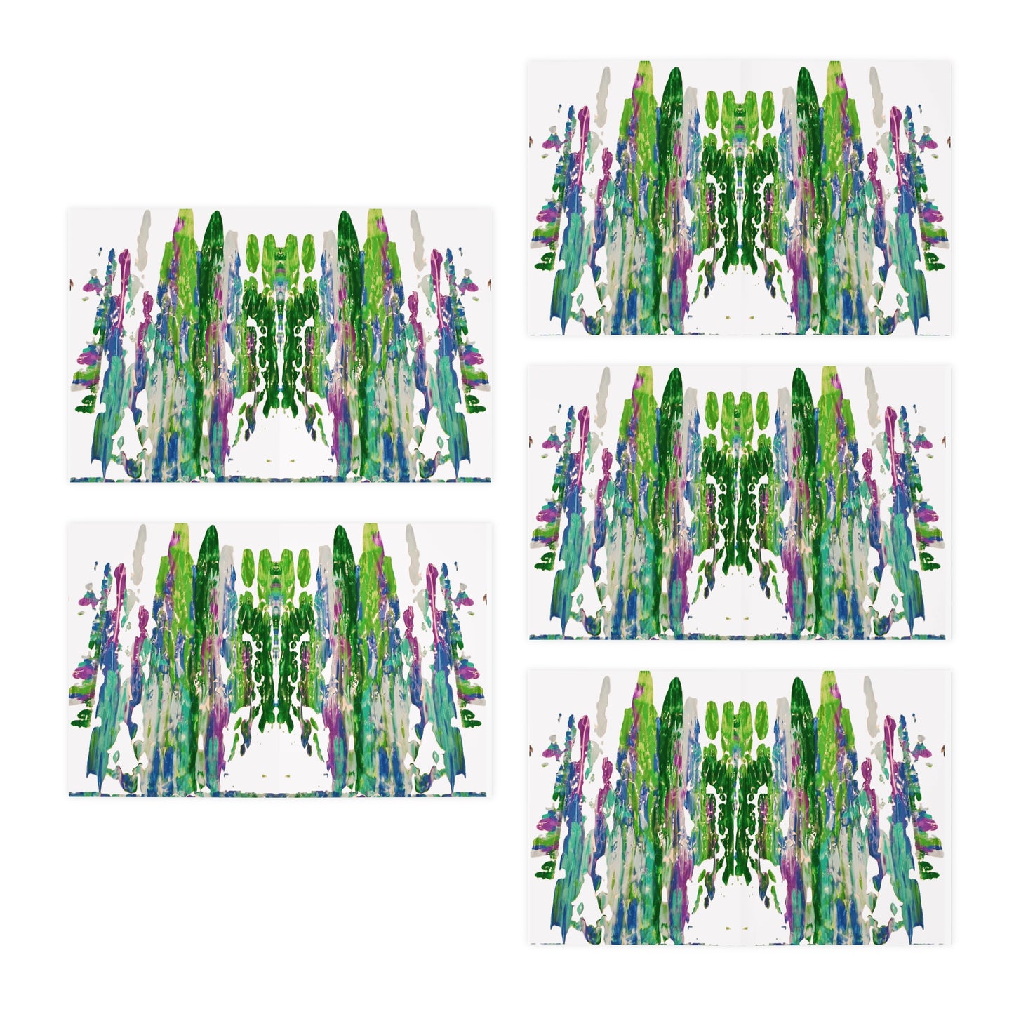 Elegance in Ink:  Abstract Art Note Card Set(5-Pack)