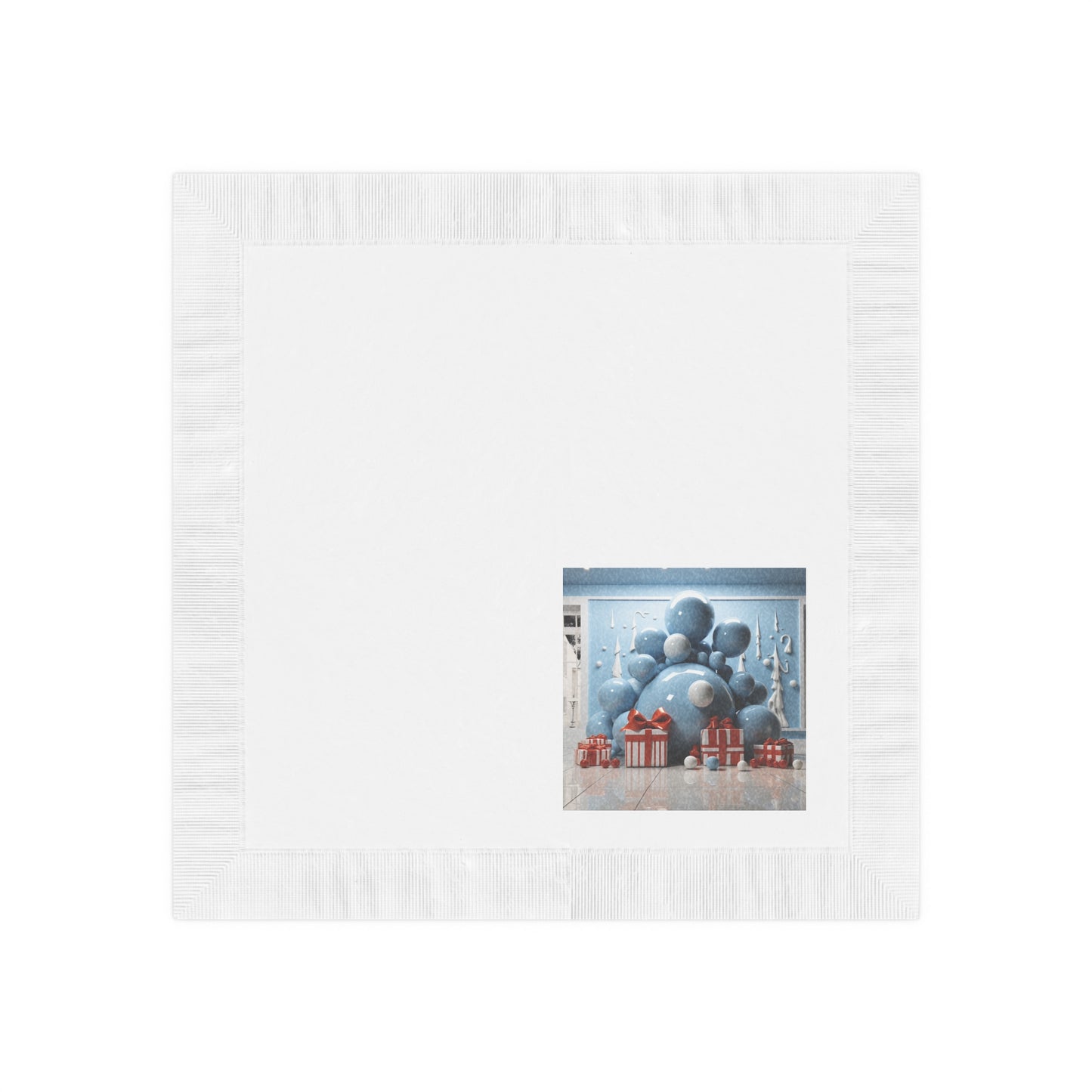 Dynamic Holiday Napkins for Sophisticated Living Spaces