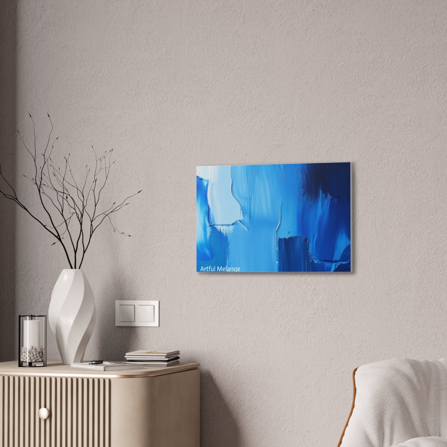 Acrylic Abstract Canvas Print - Richly Textured Artistry