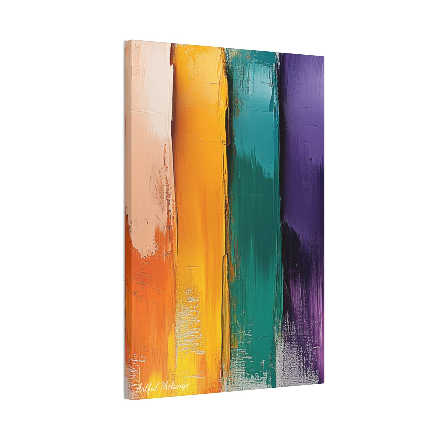 Acrylic Abstract Canvas Print - Richly Textured Artistry