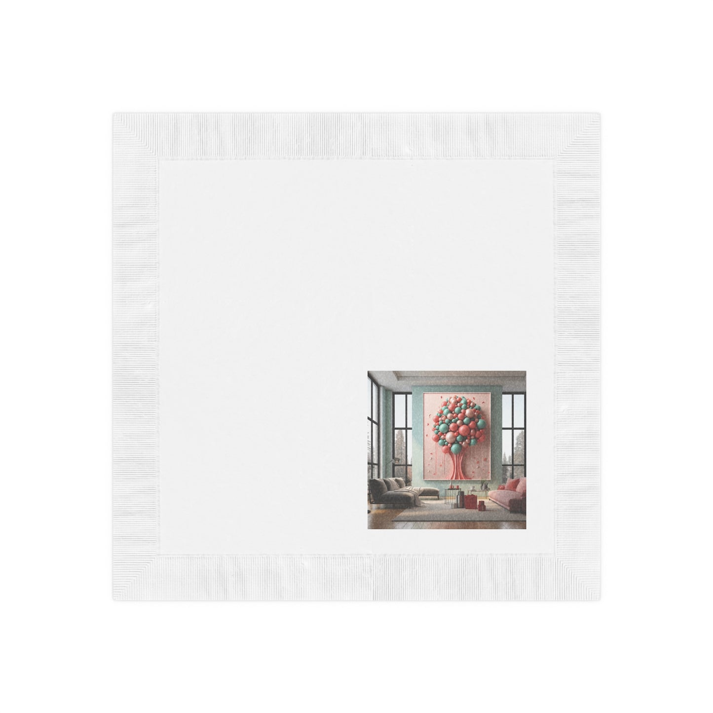 Dynamic Holiday Napkins for Sophisticated Living Spaces