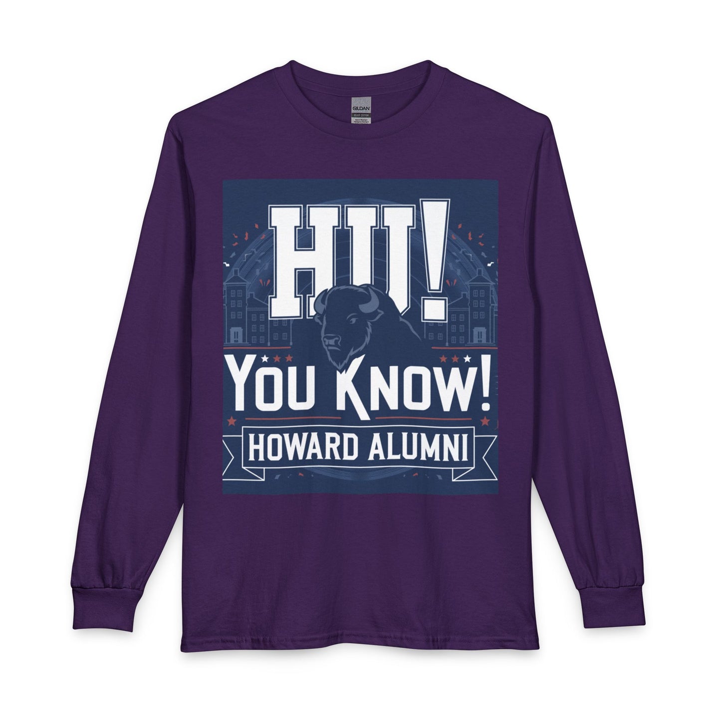 Howard University Heritage Reserve/Unisex Long Sleeve T-Shirt 6