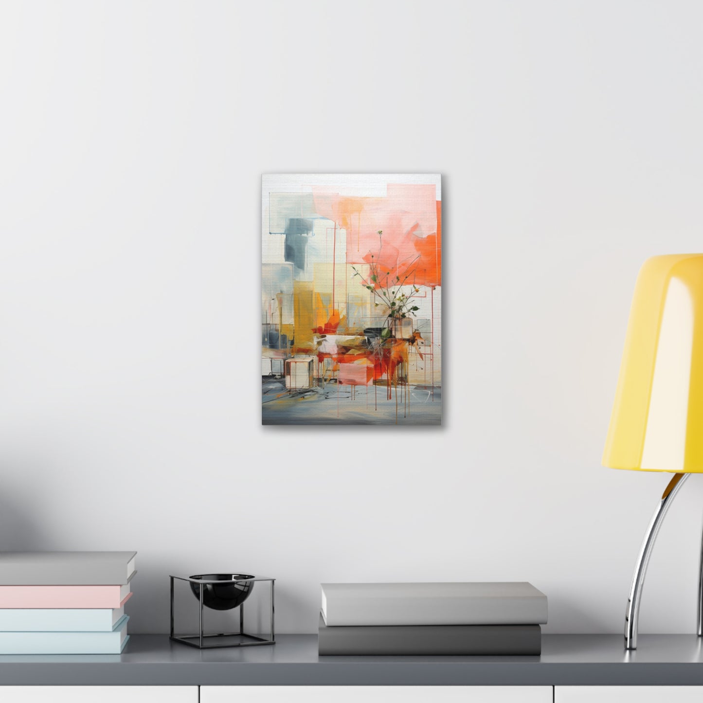 Timeless Elegance: Refined Muted Hues Canvas Print for Sophisticated Living Spaces