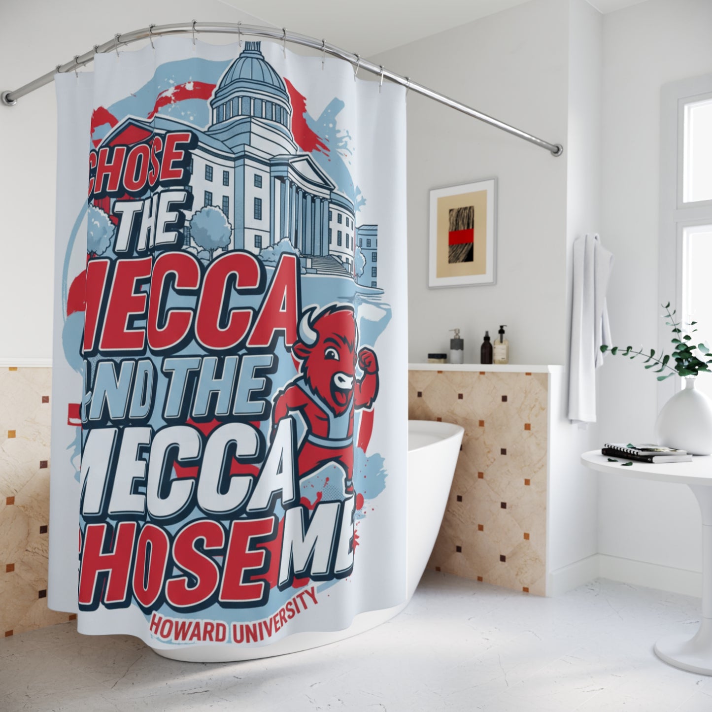 I Chose the Mecca and the Mecca Chose me Shower Curtain 5