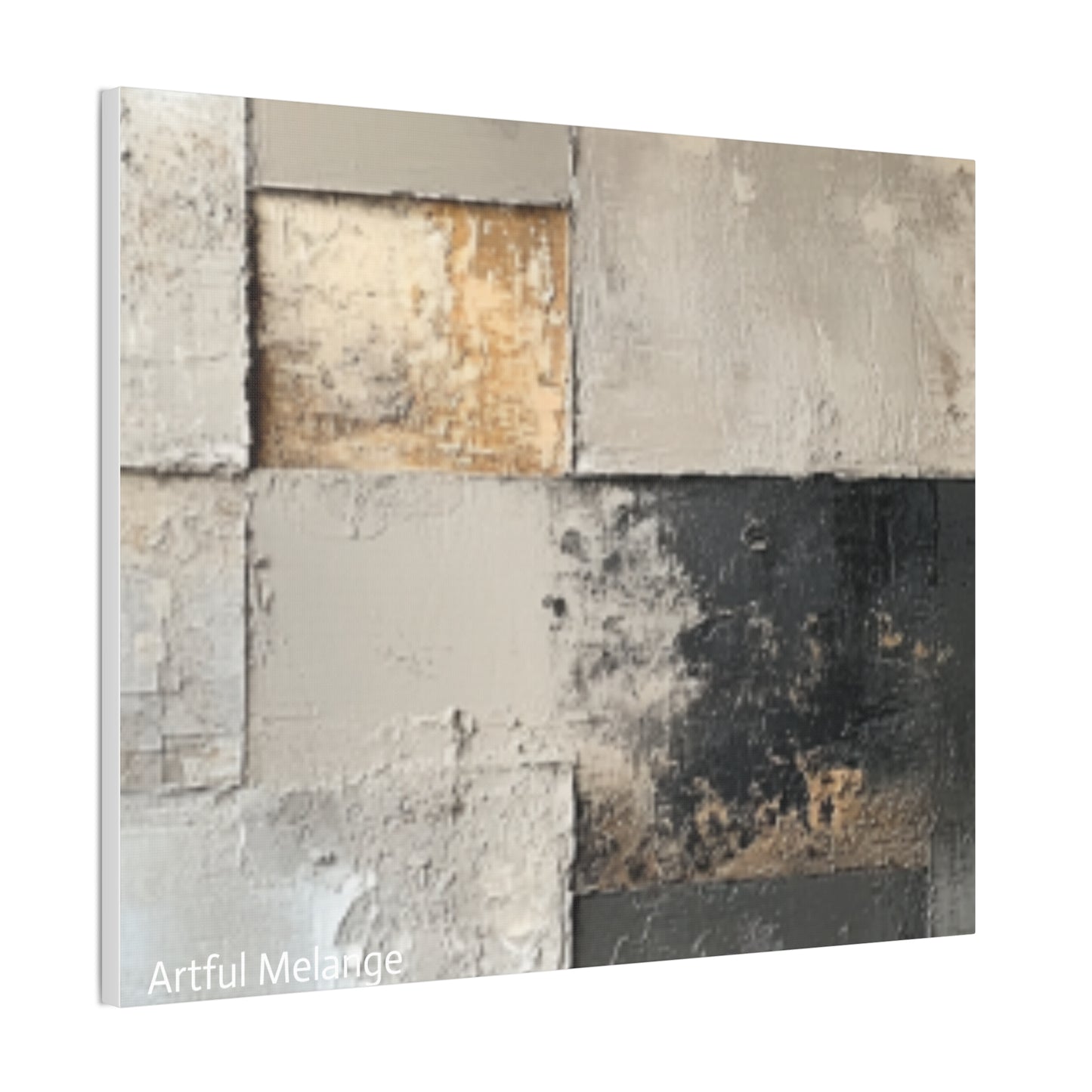 Acrylic Abstract Canvas Print - Richly Textured Artistry