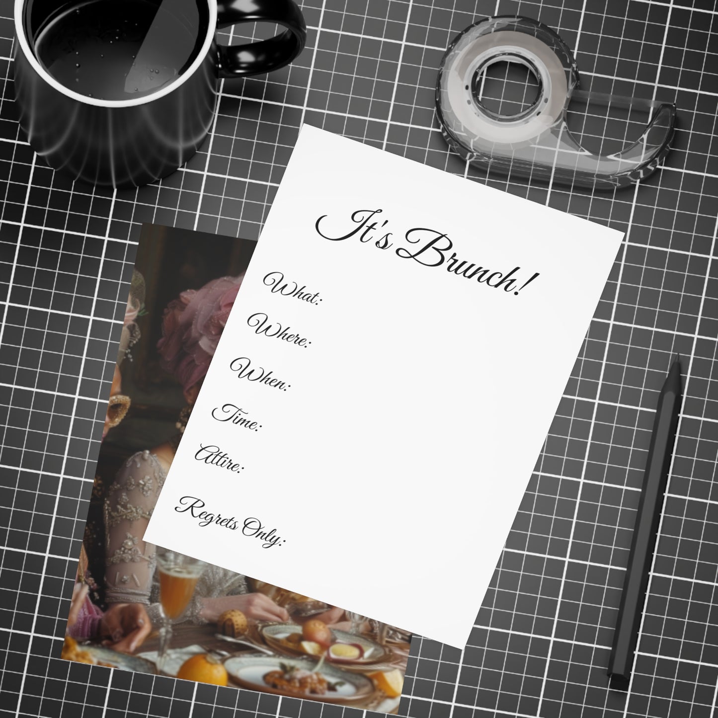 Brunch and Bliss  Invitation Bundles (envelopes included)