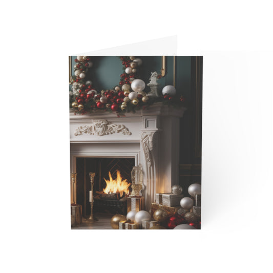 Regal Radiance: Opulent Christmas Greeting Cards