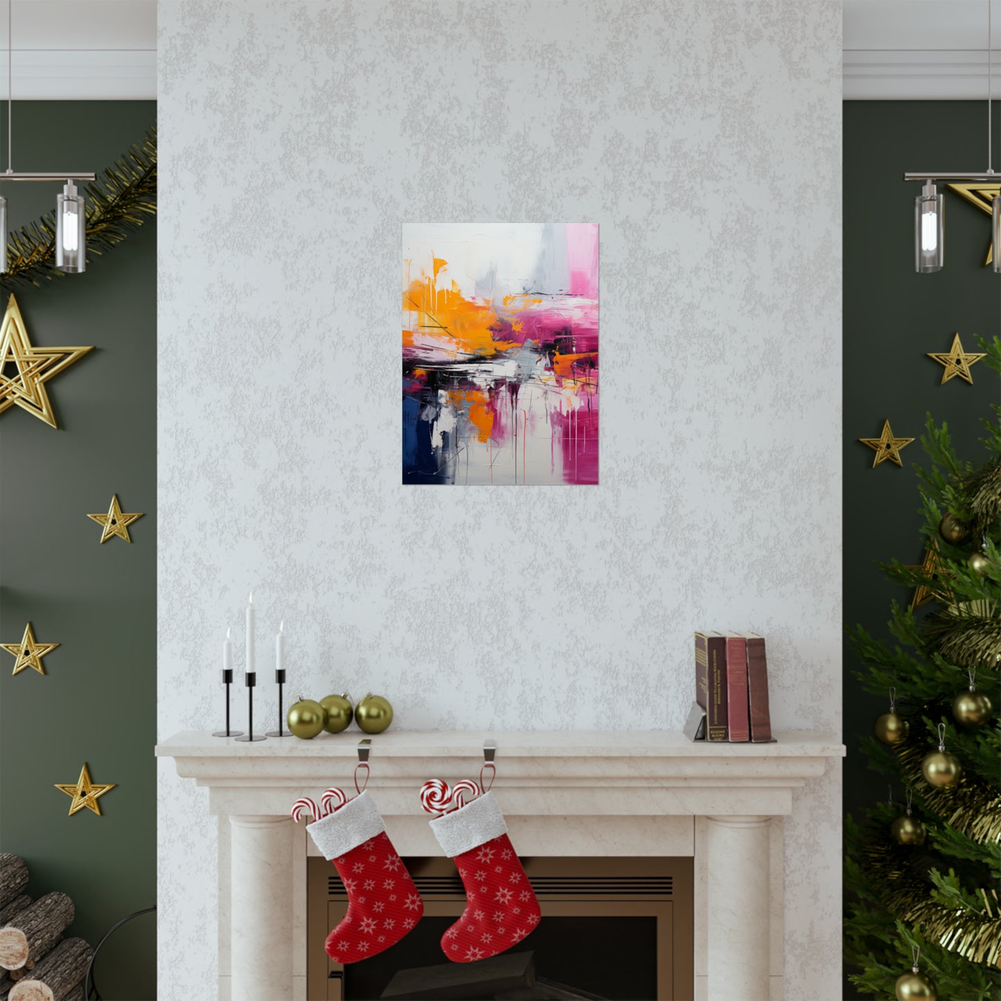 Radiant Harmony Matte Vertical Canvas Poster