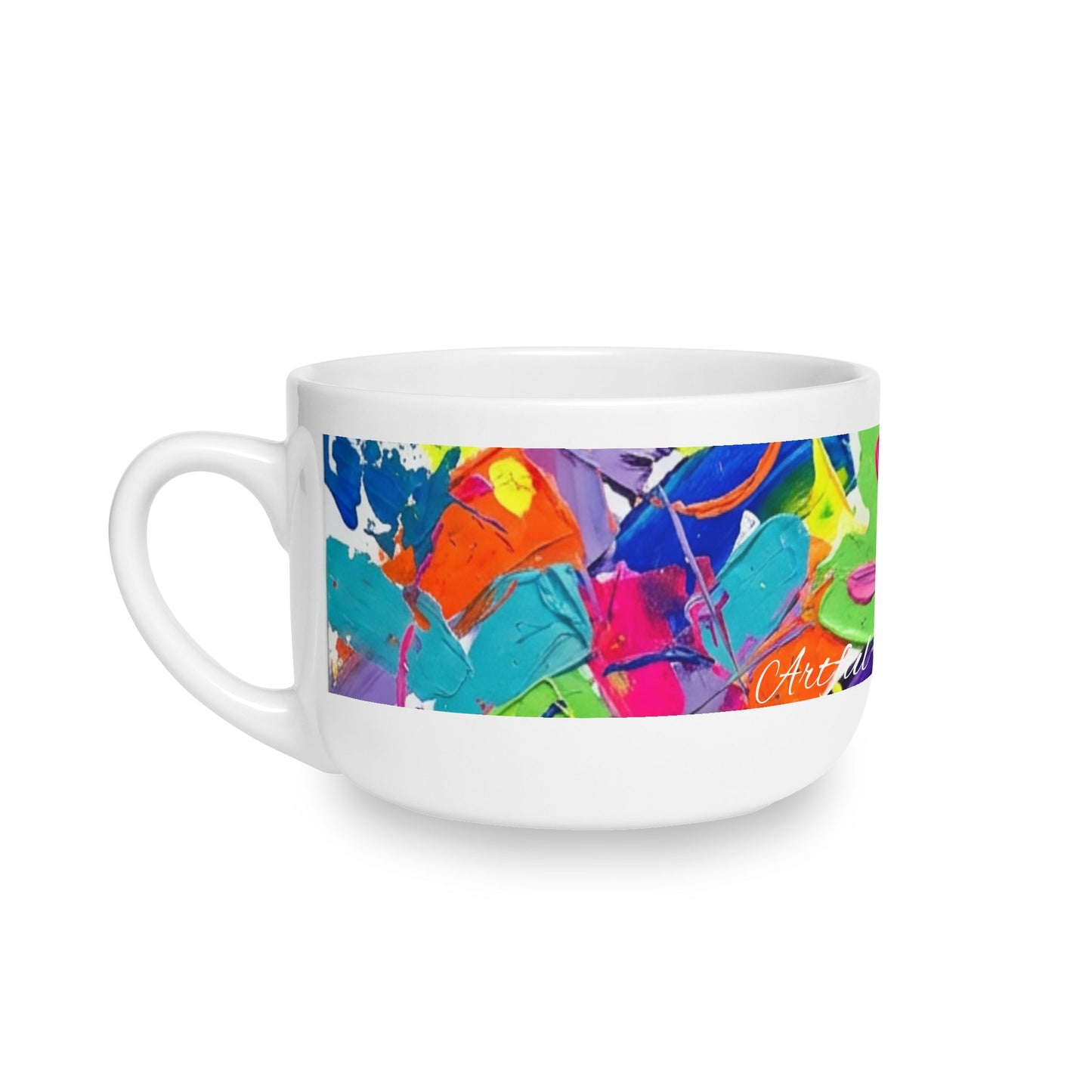 ChromaSoul™ Abstract Latte Mug Collection, 25oz