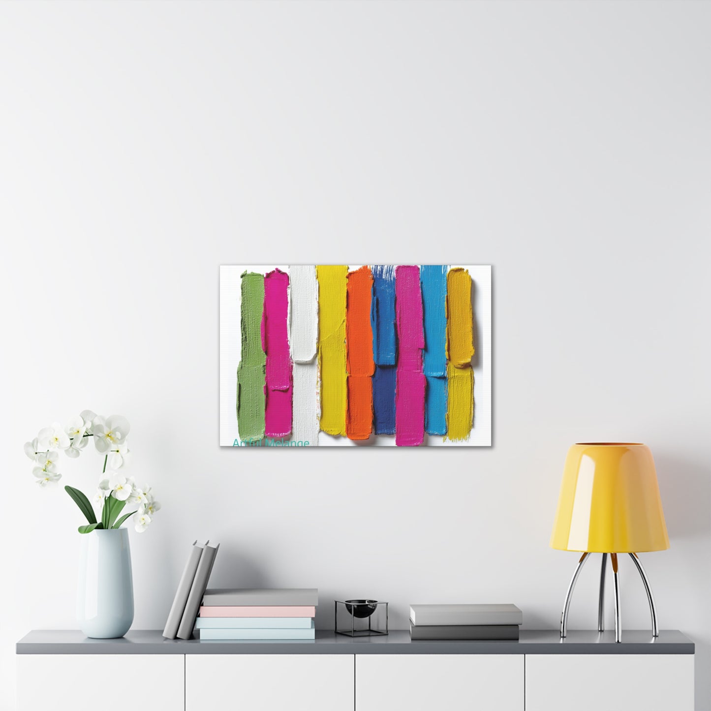 Acrylic Abstract Canvas Print - Richly Textured Artistry