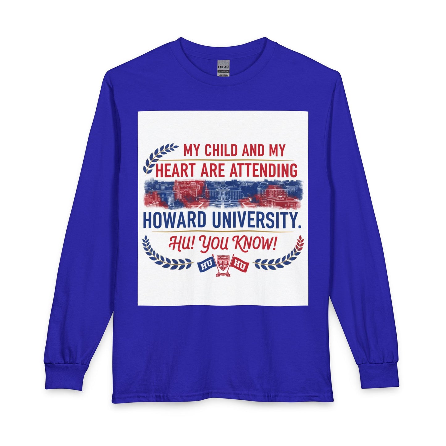 Howard University Pride Family Statement/Unisex Long Sleeve T-Shirt 2