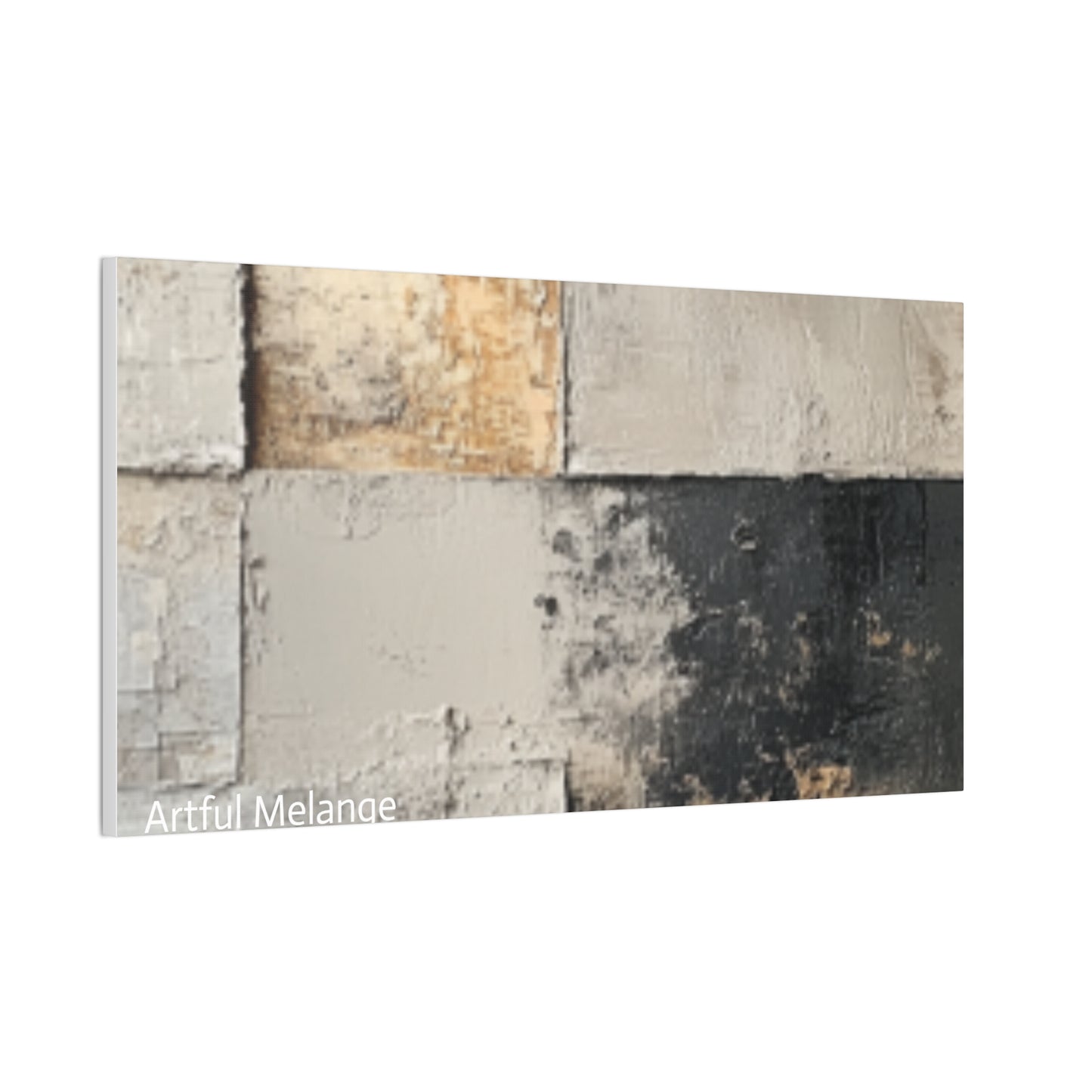 Acrylic Abstract Canvas Print - Richly Textured Artistry