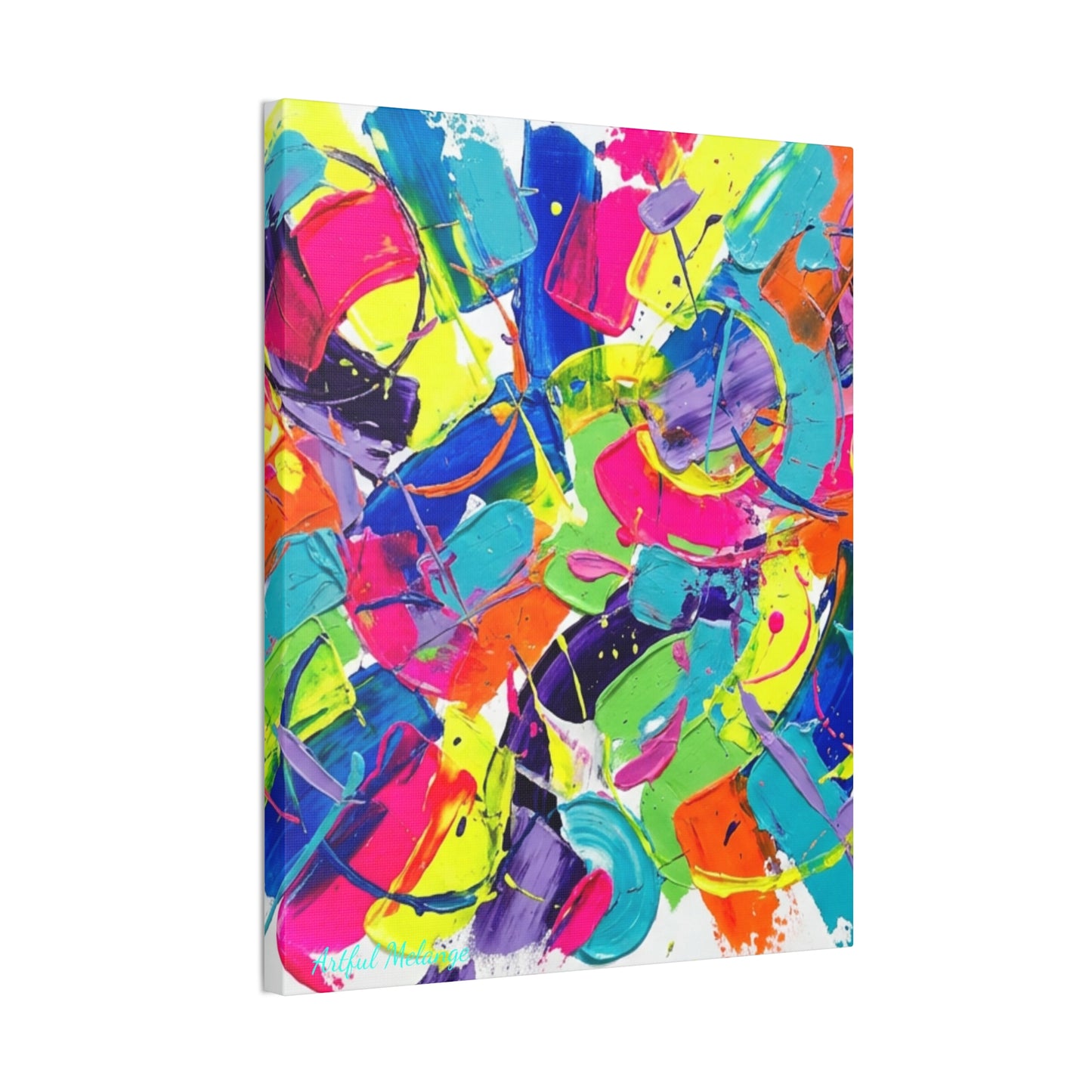 Acrylic Abstract Canvas Print - Richly Textured Artistry
