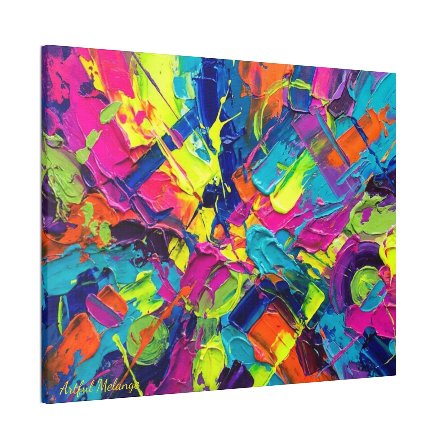 Acrylic Abstract Canvas Print - Richly Textured Artistry